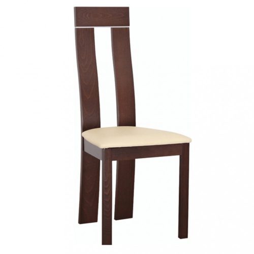 Étkező szék tömör bükkfából (DES648) Diófa és Cseresznye színben. Magas minőségben.