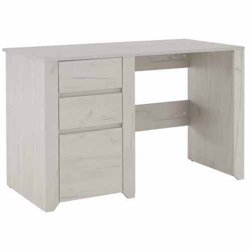 Modern íróasztal  fehér craft színben! (ANE109) Magas minőség! 