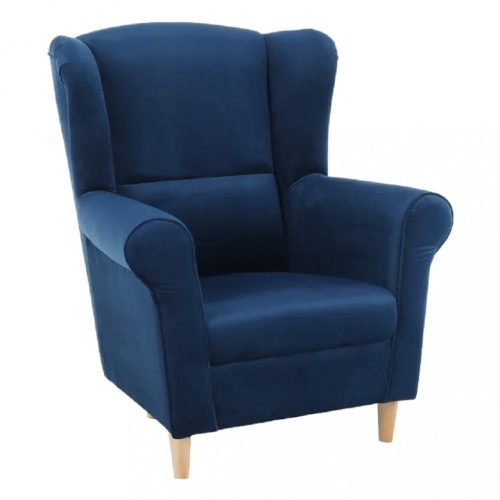 Füles fotel (CHA114) INGYEN SZÁLLÍTÁSSAL! Kék színben. Magas minőség!
