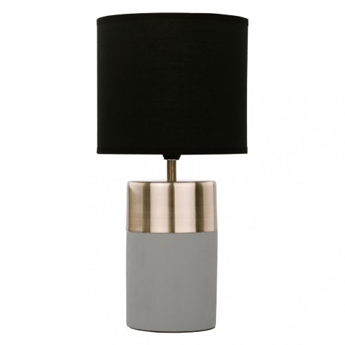 Asztali lámpa (YNE487) világosszürke/sárgaréz/fekete színben.