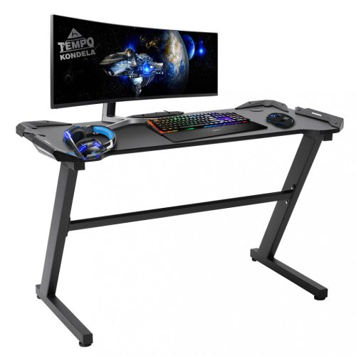PC asztal/Gamer asztal (JAD336)fekete színben. Magas minőség, most KEDVEZŐÁRON!
