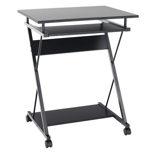 Mozgatható számítógépasztal/Gamer asztal kerekekkel (TAR508) fekete színben. Most KEDVEZMÉNYES áron!