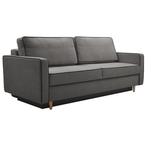 Ágyazható kanapé(BER100) szürke/fekete színben! INGYEN SZÁLLÍTÁS! Prémium minőség!