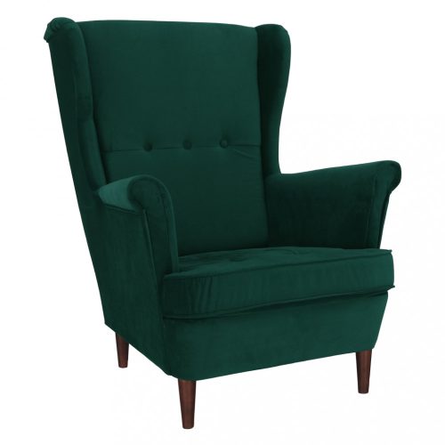 Füles fotel (RUF152) INGYEN SZÁLLÍTÁS! Zöld színben. Magas minőség!