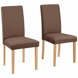   Étkező szék (ROKO) 2 db barna szövet bükk láb magas minőség kivételes akció! Raktárról azonnal elvihető!