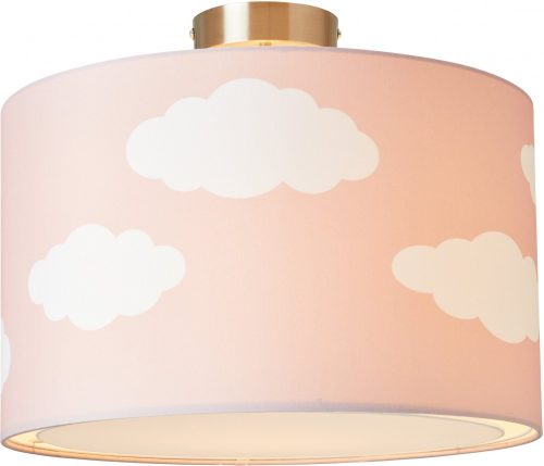 Mennyezeti lámpa (WULKJE) felhőmintás rózsaszín/ fehér színben! Raktárról azonnal elvihető!